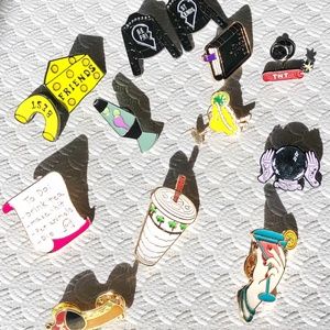 Enamel pins lapel pins cute pins pinbacks pin pins